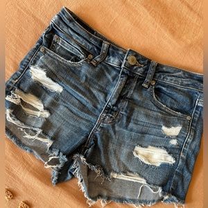 American Eagle High-Rise Shortie Shorts